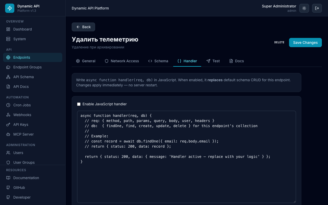 Endpoint Handler